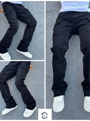 Black Tactical Cargo Pants
