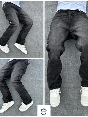 Washed Black Denim