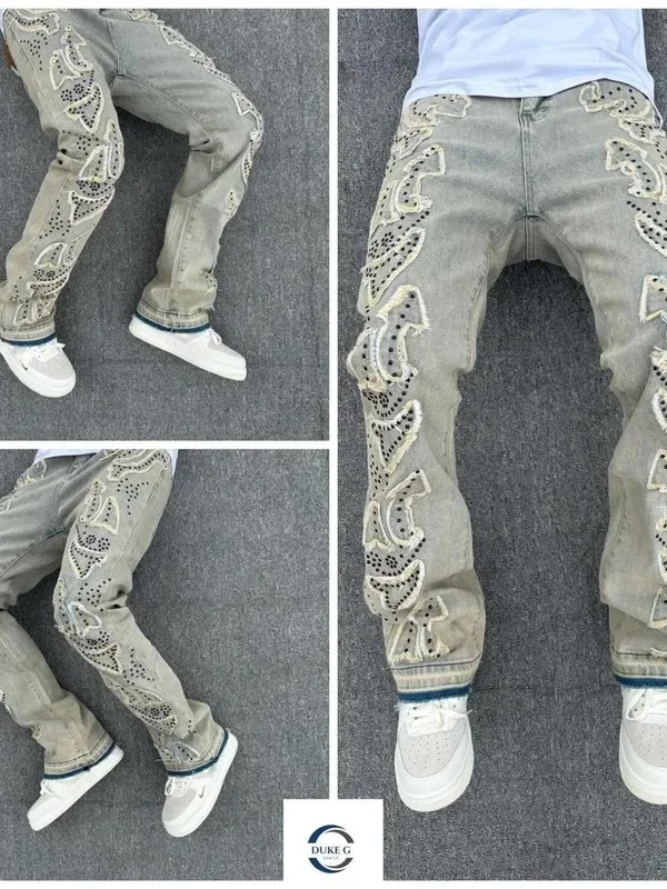 Gray Denim Jeans