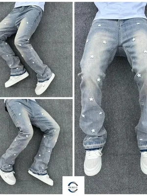 Star Patch Light Blue Jeans