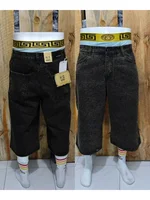 Black Denim Shorts