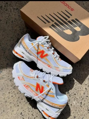New Balance 740 – White/Orange