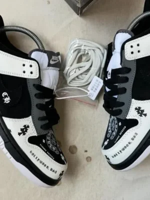 Nike Dunk Low – Chrome Hearts Custom