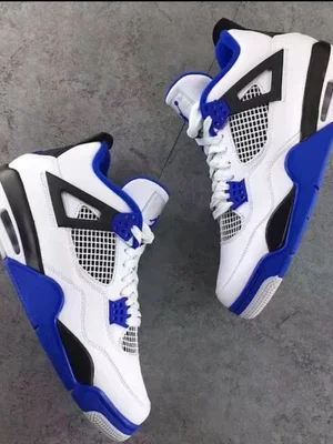 Jordan 4 – White/Blue/black