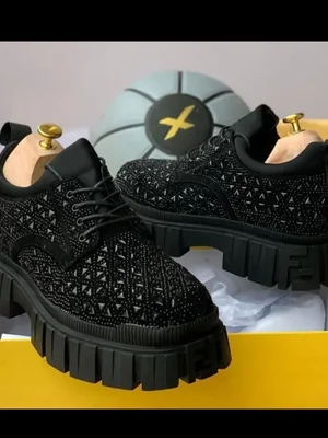 Fendi Monogram Platform Derby